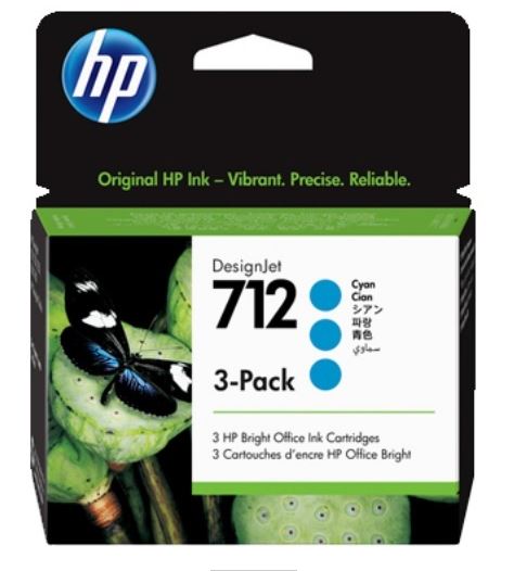 HP712 3ED77A 
파랑 정품잉크 
멀티팩
