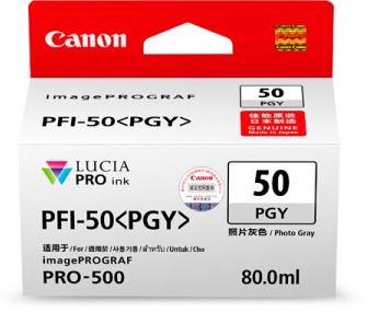 캐논 PFI-50PGY [포토그레이/정품잉크]
*보증스티커 미부착제품 20%차감*