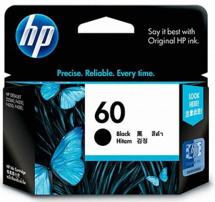 HP60 CC640WA
검정 정품잉크