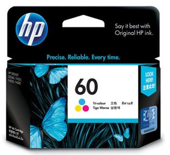 HP60 CC643WA
컬러 정품잉크