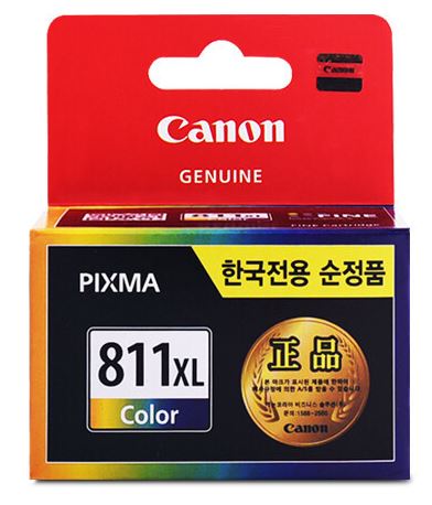 캐논 CL-811XL
컬러 대용량 정품잉크
순정품마크 미부착 20% 차감