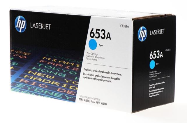 HP CF321A 653A파랑 정품토너AC 화이트팩 20%차감