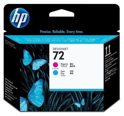 HP72 C9383A
빨강+파랑 정품헤드