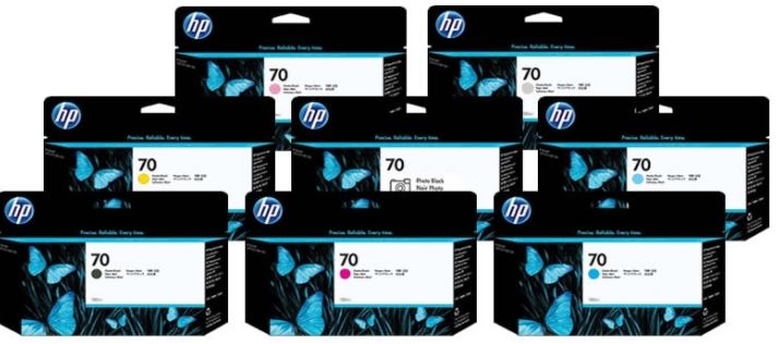 HP70 C9448A 매트검정 정품잉크
HP70 C9449A 포토검정 정품잉크