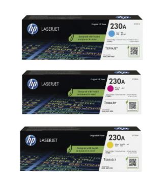 HP W2301A 230A 파랑 정품토너
HP W2302A 230A 노랑 정품토너
HP W2303A 230A 빨강 정품토너