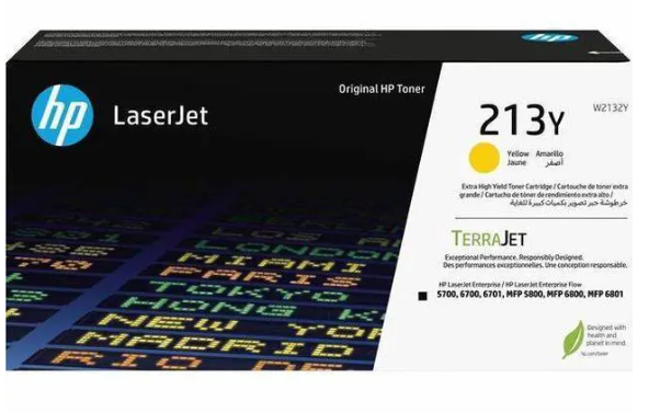 HP 213Y W2132Y 노랑 정품토너