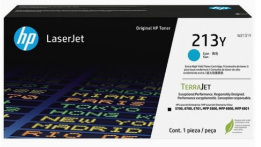 HP 213Y W2131Y 파랑 정품토너